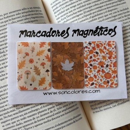 Marcadores Magnéticos de Otoño