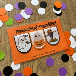Marcadores magnéticos de Halloween (pack de 3) | Son Colores