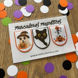 Pack 3 Marcadores Magnéticos de Halloween
