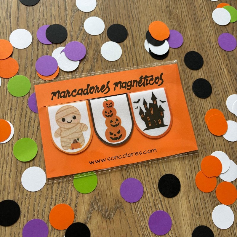 Pack 3 Marcadores Magnéticos de Halloween