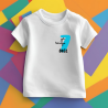 Nombre personalizado con letras de cera para colorear