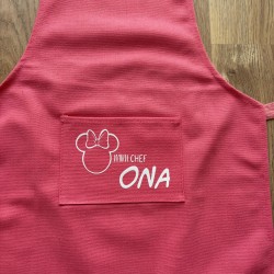 Delantal personalizado Mini Chef (Minnie Mouse)