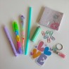 Vaso de Papelería con dibujos de LÁPIZ y MANZANA
