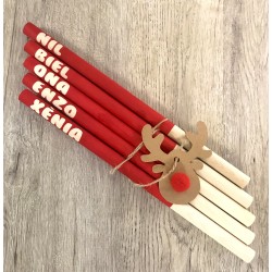 Pack palos /bastones personalizados para el Tió| Son Colores