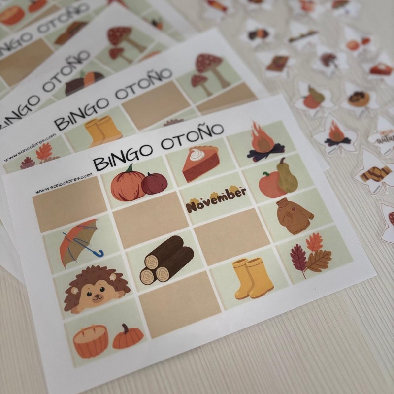 🍁Bingo de Otoño 🍂 🍁Bingo de Otoño 🍂