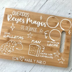 Bandeja reversible Papá Noel y Reyes Magos