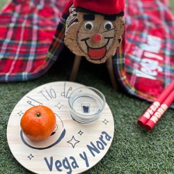 Pack personalizado para el Tió: mantas, palos y bandeja