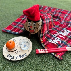 Pack personalizado para el Tió: mantas, palos y bandeja