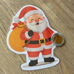 Papa Noel para chocolatina (descargable)