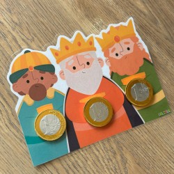 Reyes Magos para chocolatina (descargable)