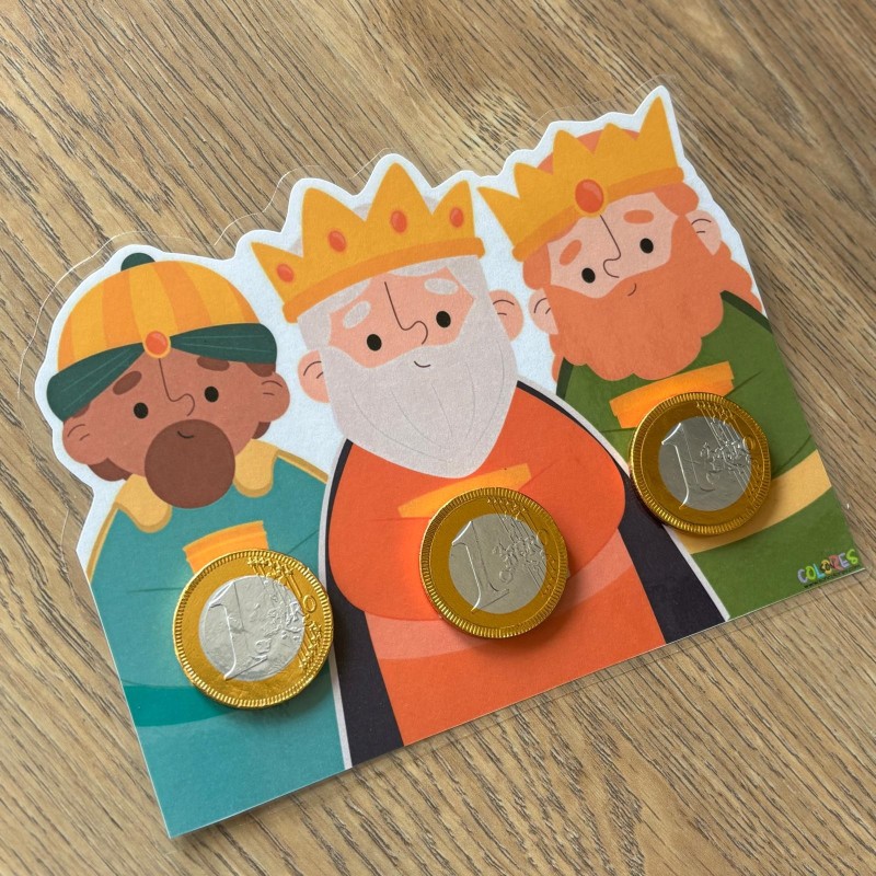 Reyes Magos para chocolatina (descargable)