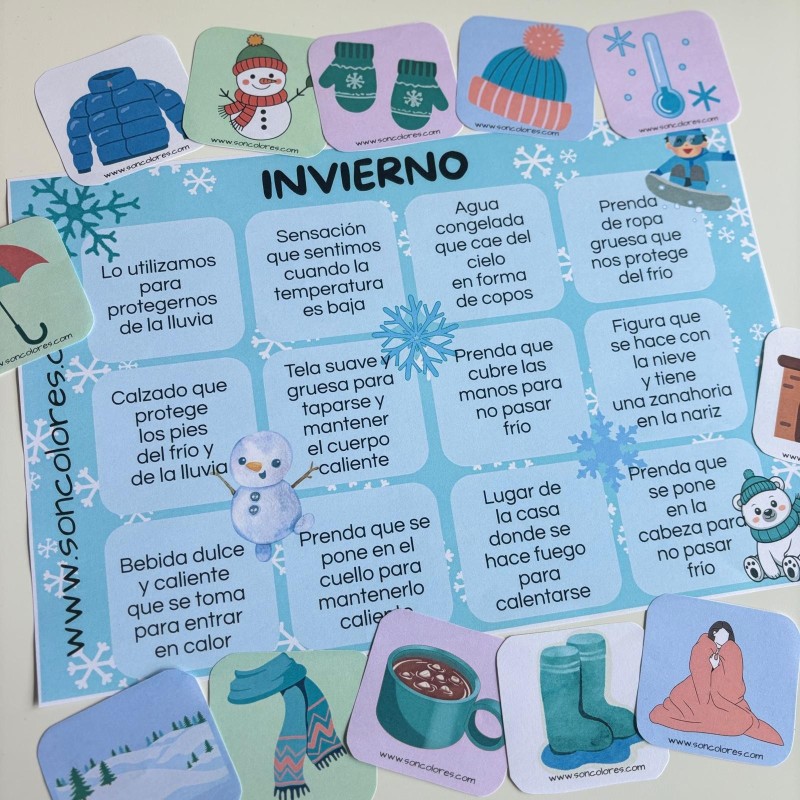 Vocabulario de Invierno