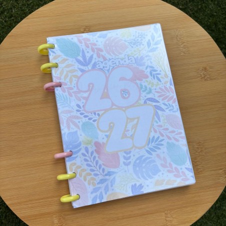 Agenda hojas colores 2026-27