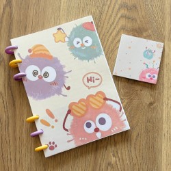 PACK: Libreta Monstruos 1 + bloc de notas