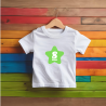 Camiseta cumple con estrella VERDE y número | Son Colores