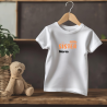 Camisetas HERMANAS (big sister - little sister) + nombre en NARANJA