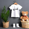 Camisetas HERMANOS (big brother - little brother) + nombre en NEGRO