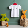 Camisetas HERMANOS (big brother - little brother) + nombre en NEGRO