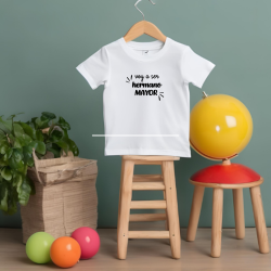 Camiseta VOY A SER HERMANO MAYOR en NEGRO