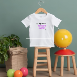 Camiseta VOY A SER HERMANO MAYOR en LILA