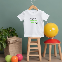 Camiseta VOY A SER HERMANO MAYOR en VERDE