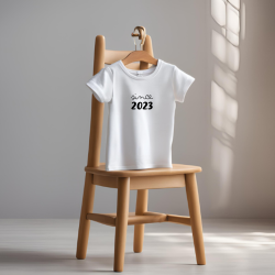 Camiseta SINCE + año de nacimiento en NEGRO