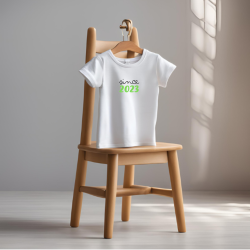 Camiseta SINCE + año de nacimiento en VERDE