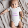 Body 50-50-100 con nombres en LILA