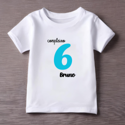 Camiseta compleixo  con número en AZUL y nombre (Catalán) | Son Colores