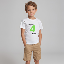 Camiseta compleixo  con número en VERDE y nombre (Catalán) | Son Colores