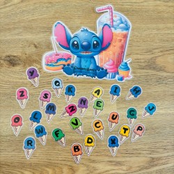Stitch come helados. Recurso DESCARGABLE