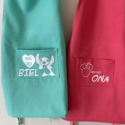 Delantal personalizado Mini Chef (Stitch)