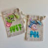 Llavero + bolsa personalizada con nombre