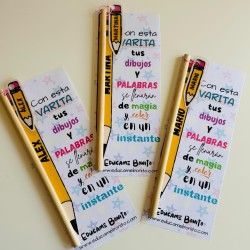 Lápiz personalizado + punto de libro