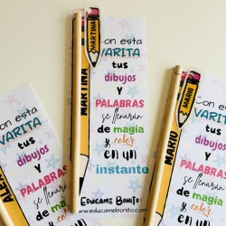 Lápiz personalizado + punto de libro