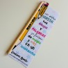 Lápiz personalizado + punto de libro
